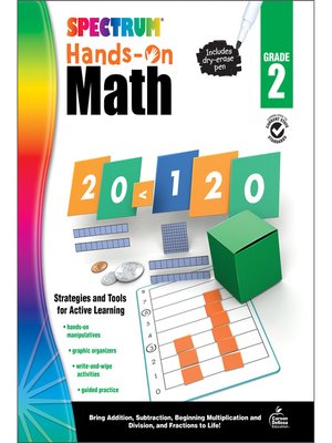 cover image of Spectrum Hands-On Math , Grade 2